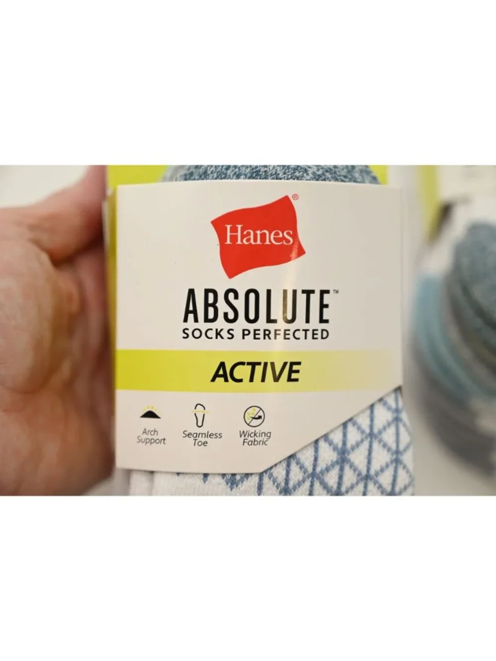 NIP Hanes Lot of 2 5 Pack Absolute Socks Perfected Active Sz M 9-2.5 Ankle